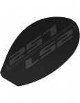 LS2 PLATE ALUMINUM CHIN BAR FF399 MATT BLACK