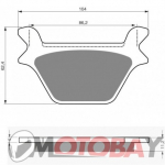 056 AD GOLDFREN stabdžių kaladėlės