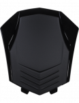 LS2 AIR VENT TOP MATT BLACK FOR CHROME FF399 vir&scaron;utinė vėdinimo anga