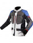 LS2 NORWAY MAN JACKET BLUE BLACK GREY RED vyri&scaron;ka tekstilinė striukė