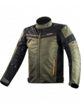 LS2 SHADOW MAN JACKET KHAKI BLACK H-V ORANGE vyri&scaron;ka tekstilinė striukė