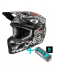 O'Neal 3SRS Helmet ATTACK + QUIN PRO krosinis &scaron;almas