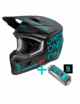 O'Neal 3SRS Helmet STATIC + QUIN PRO krosinis &scaron;almas