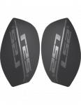 LS2 FF900 PLATE CHIN BAR MATT BLACK smakro juostos plok&scaron;telė
