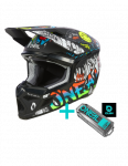 O'Neal 3SRS Youth Helmet RANCID + QUIN PRO vaiki&scaron;kas krosinis &scaron;almas