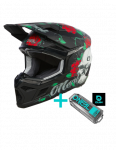 O'Neal 3SRS Youth Helmet MELANCIA + QUIN PRO vaiki&scaron;kas krosinis &scaron;almas
