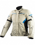 LS2 ENDURANCE LADY JACKET SAND BLACK BLUE moteri&scaron;ka tekstilinė striukė