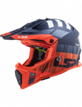 LS2 MX437 FAST EVO MINI XCODE M. FL.ORANGE BLUE krosinis &scaron;almas