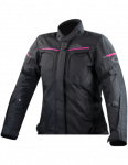 LS2 ENDURANCE LADY JACKET BLACK PINK moteri&scaron;ka tekstilinė striukė