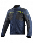 LS2 ENDURANCE MAN JACKET BLUE BLACK H-V YELLOW vyri&scaron;ka tekstilinė striukė