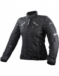 LS2 SERRA EVO LADY JACKET BLACK moteri&scaron;ka tekstilinė striukė
