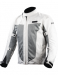 LS2 PREDATOR MAN JACKET LIGHT GREY vyri&scaron;ka tekstilinė striukė
