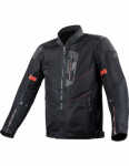 LS2 ALBA MAN JACKET BLACK vyri&scaron;ka tekstilinė striukė