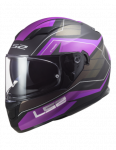 LS2 FF320 STREAM EVO MERCURY M.TITANIUM  PURPLE uždaras sportinis &scaron;almas