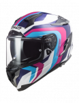 LS2 FF327 CHALLENGER GALACTIC G.WHITE BLUE PINK uždaras sportinis &scaron;almas