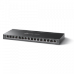16 prievadų 10/100/1000Mbps Gigabit, 16PoE+ komutatorius TL-SG116P