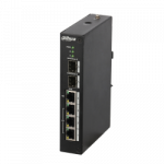 4 prievadų PoE komutatorius PFS4206-4P-120, 10/100/1000, 2 SFP