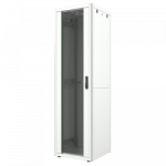 Pastatoma komutacinė spinta 42U, 600x600 mm, balta