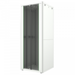 Pastatoma komutacinė spinta 42U, 800x800 mm, balta