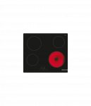 Bosch Hob | PKE61RBA2E | Electric | Number of burners/cooking zones 4 | Touch | Timer | Black