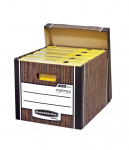 Archyvinė dėžė FELLOWES Woodgrain, 325 x 285 x 385 mm, (pak. -2 vnt.)