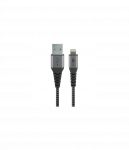 Goobay | Lightning to USB-A Textile Cable with Metal Plugs | 49268 | USB-A to Lightning