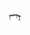 Genesis Gaming Desk | Holm 160 Modular Corner | Black/Anthracite
