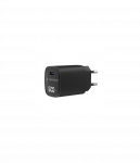 Gembird TA-UC-1C-PD60LCD-01-BK | 60W USB Type-C fast charger, LCD