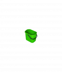 Plastikinis kibiras PLUTO, 12 l, žalia sp.
