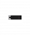 Kingston | USB Flash Drive | DataTraveler 70 | 256 GB | USB 3.2 Gen 1 Type-C | Black