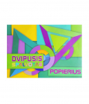 Spalvotas popierius KRESKA, A4, 80 g/m2, dvipusis, 8 lapai