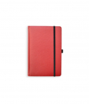 Kalendorius - užra&scaron;inė  UNIVERSAL BLACK EDITION, PU, A5, be datų, raudona