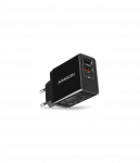 AXAGON Dual wallcharger 240V/2x USB port QC3.0/AFC/FCP and 5V-1.2A, 24W | ACU-QS24