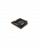 AXAGON Optical disk drive caddy for 2.5&ldquo; SSD/HDD. LED, 9.5 mm, Aluminum | RSS-CD09