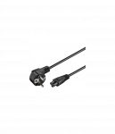 Goobay | Power supply cord (CEE/7/7 to mickey), angled | 68004 | Black