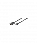 Goobay | DVI-D/HDMI cable, nickel plated | 50580 | DVI-D male Single-Link (18+1 pin) | HDMI male (type A) | 2 m