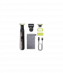 Philips | Hair Trimmer for Face and Body | QP6552/15 OneBlade Pro 360 | Cordless | Wet & Dry | Number of length steps 20 | Chrom