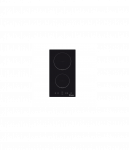 Candy | Domino | CDH 30 | Vitroceramic | Number of burners/cooking zones 2 | Touch | Timer | Black | Display