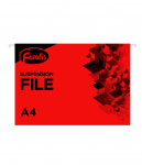 Kartotekinis vokas FOROFIS A4, raudonos sp.