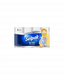 Popieriniai rank&scaron;luosčiai SELPAK Extra Calorie ABS, 75 lak&scaron;tai, 3 sluoksniai, 8 vnt.