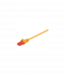 Goobay CAT 6, U/UTP | Patch cord | Yellow