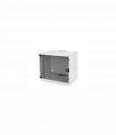 Digitus | 7U wall mounting cabinet | DN-19 07U-S-1 | Grey | Safety class rating IP20. Lockable safety-glass door. 200&deg; door open