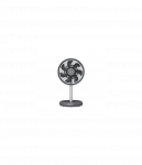 Duux Fan | Rize Flex | Stand Fan | Grey | Diameter 21 cm | Number of speeds 4 | Oscillation | 10 W