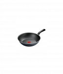 TEFAL Pan | H0561942 | Wok | Diameter 28 cm | Suitable for induction hob | Fixed handle | Black