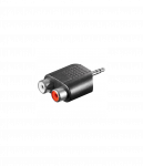 Goobay | RCA adapter. AUX jack 3.5 mm male to 2 stereo female | 11604