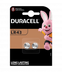 Baterijos DURACELL LR43, 2vnt