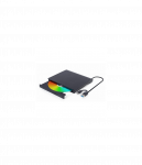Gembird External USB DVD Drive | DVD-USB-031 | Interface USB Type-C (m), USB 3.1 Gen. 1 | DVD&plusmn;R/RW / CD&plusmn;R/RW | CD read speed 24