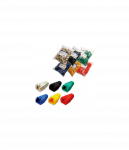 MP0005 | Keystone jack GREY RJ45 SR-V11 (100pc.) | Grey