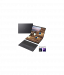 Asus | Zenbook Duo UX8407AA-SN066W | Moher Gray | 14 " | OLED | Touchscreen | 3K | 2880 x 1800 pixels | 144 Hz | Glossy | Intel