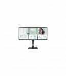 AOC | CU34P3CV | 34 " | VA | 21:9 | 100 Hz | 4 ms | 3440 x 1440 pixels | HDMI ports quantity 1